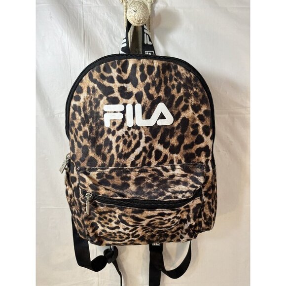 FILA Hailee Backpack  Leopard Print Cheetah - Picture 1 of 12